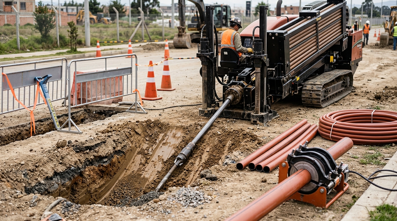 Perforación Horizontal Dirigida y Obras Civiles